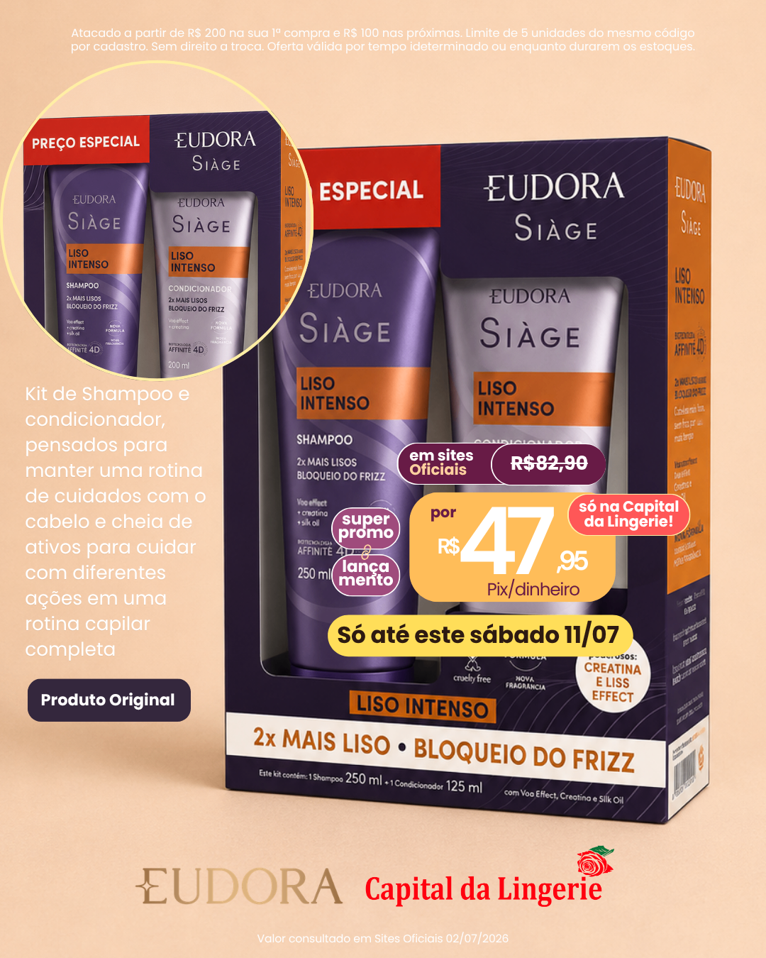 Kit Siàge Liso Intenso