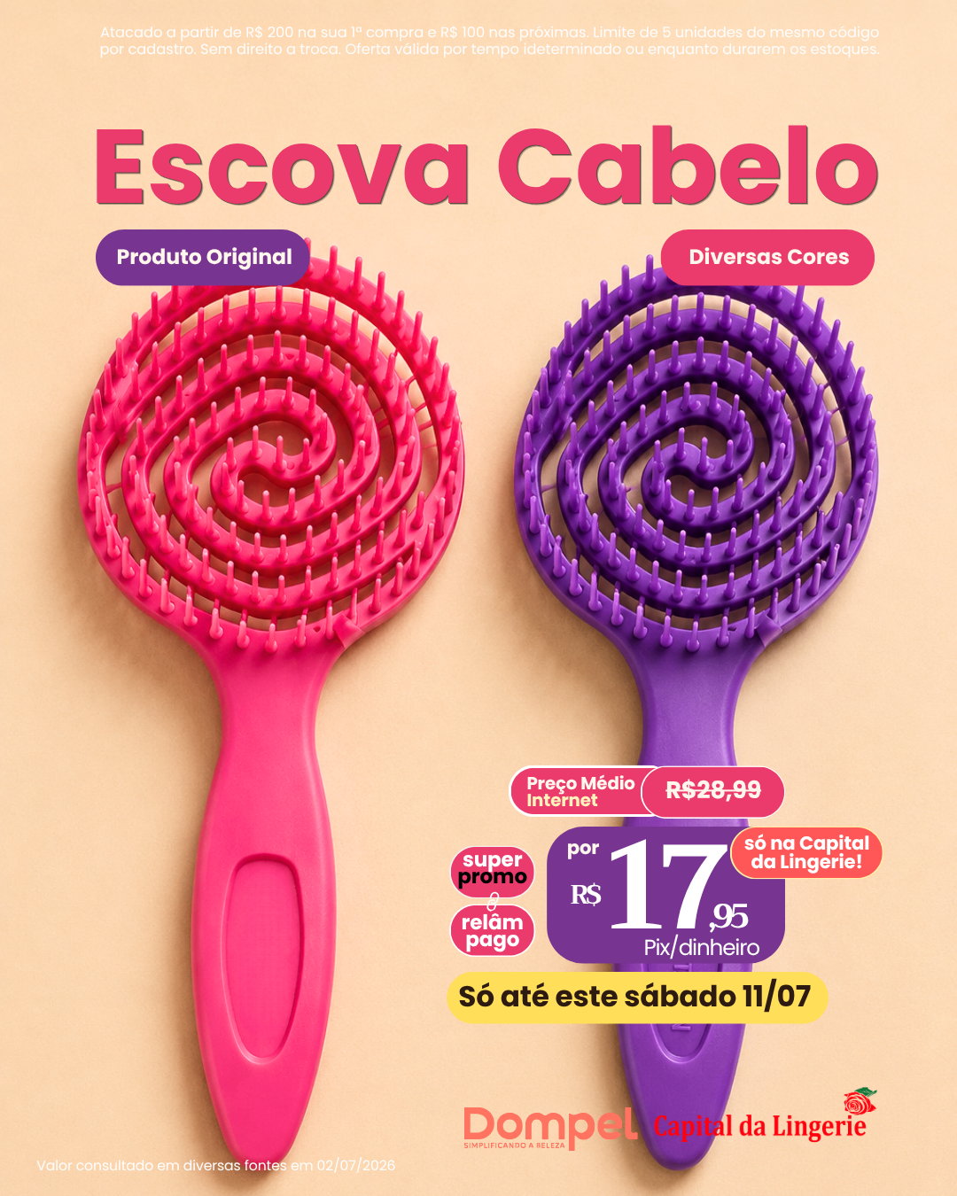 Escova Cabelo