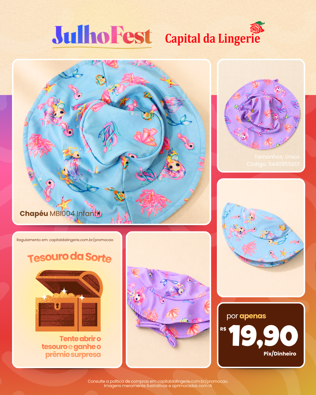 Chapéu MBI004 Infantil