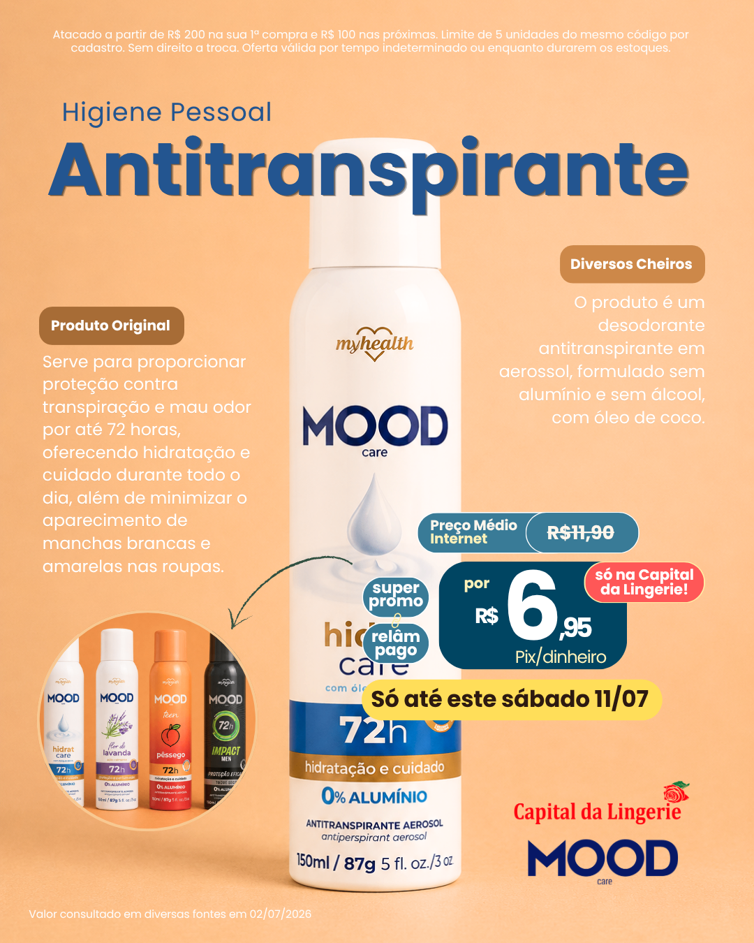 Antitranspirante MOOD