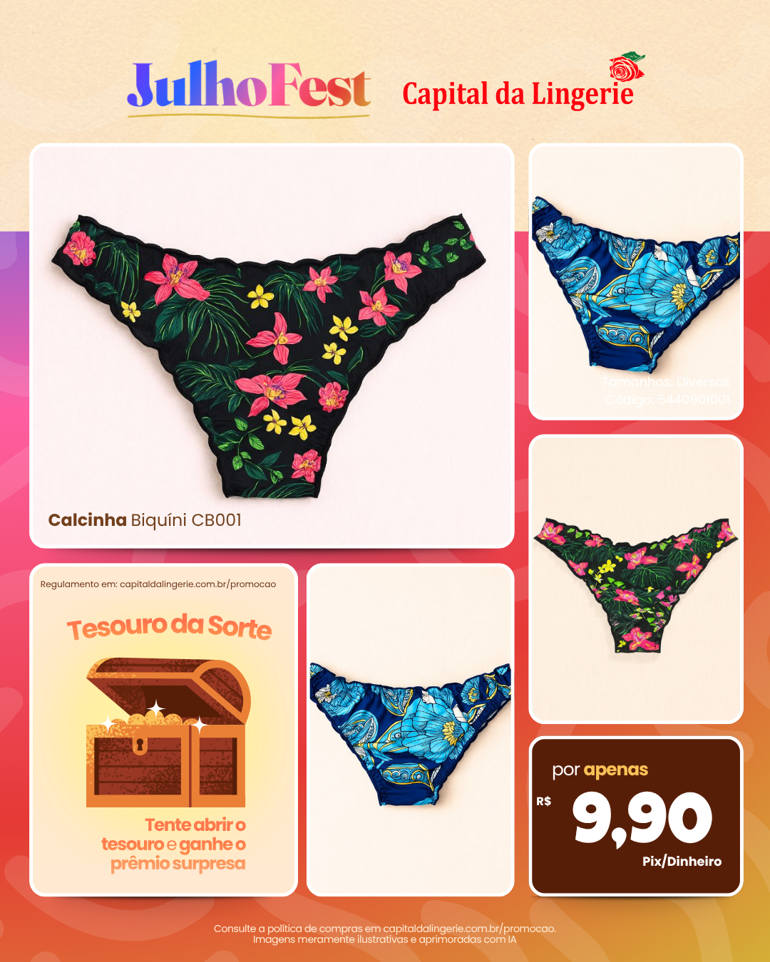 Calcinha Biquíni CB001